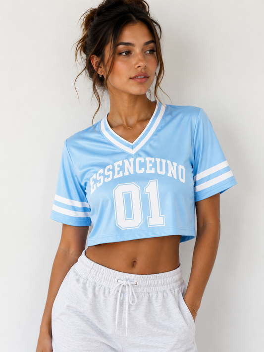 EssenceUno Oversized Cropped Jersey