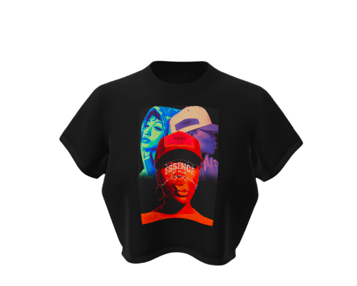 EssenceUno “Tri Face” Cropped Top