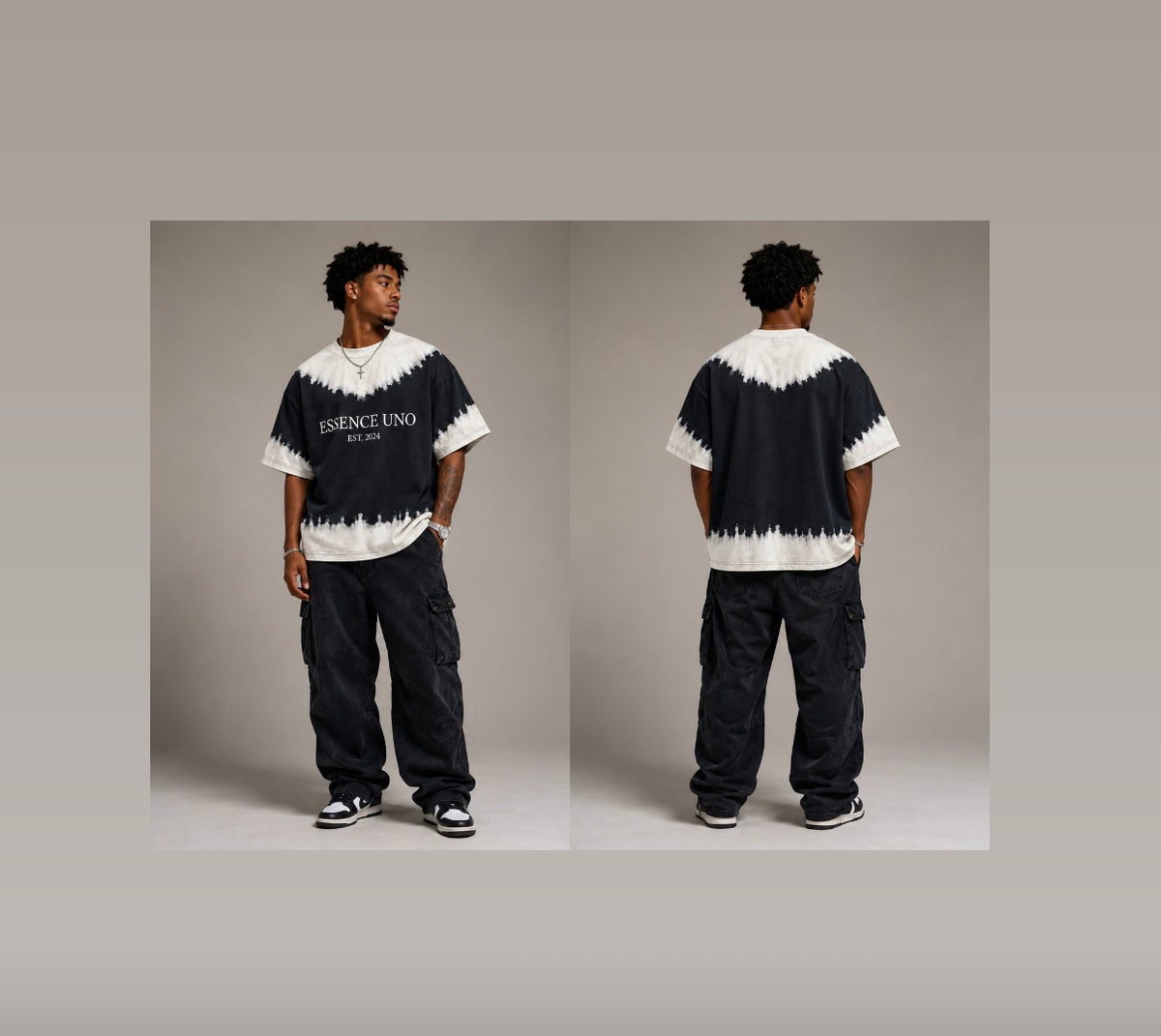 EssenceUno Tye-Dye Oversized Tee